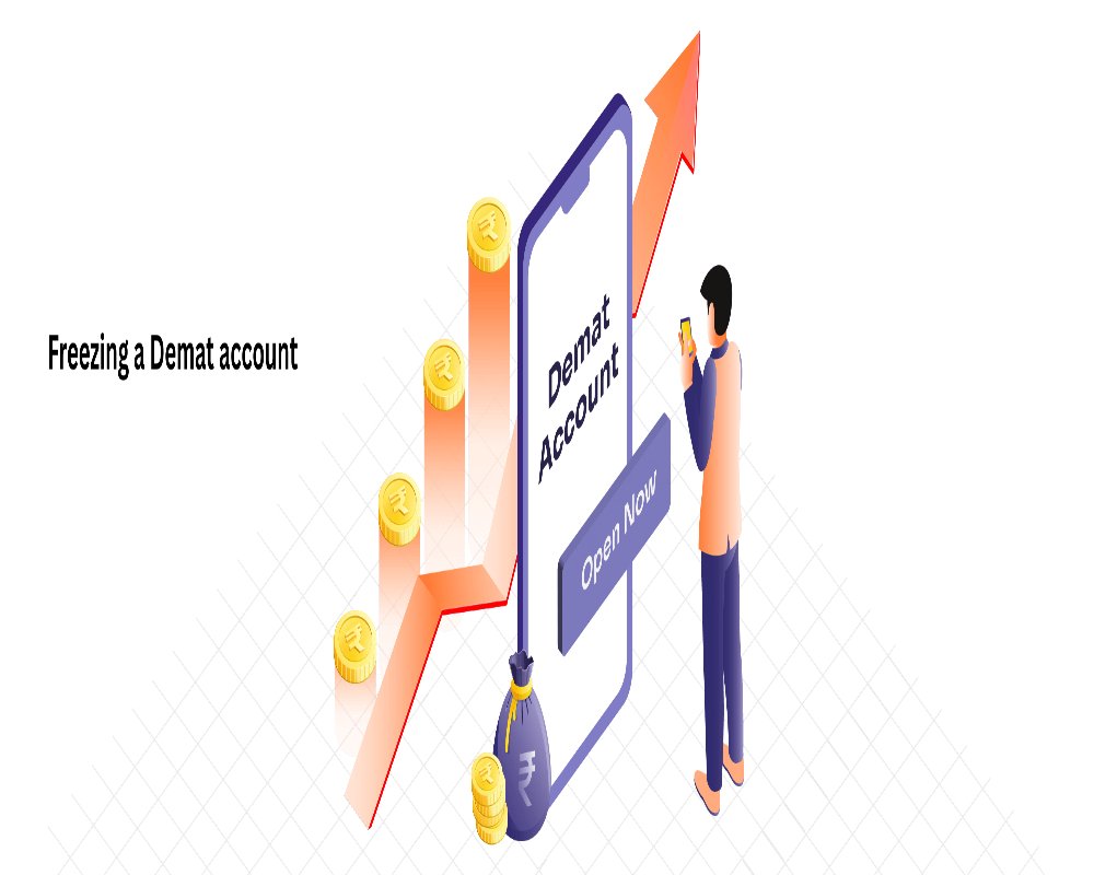 What is the process for freezing a Demat account?