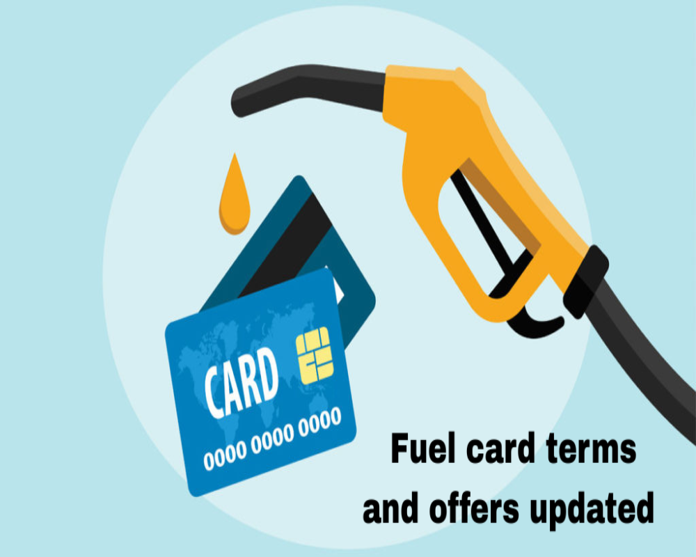 How frequently are fuel card terms and offers updated?