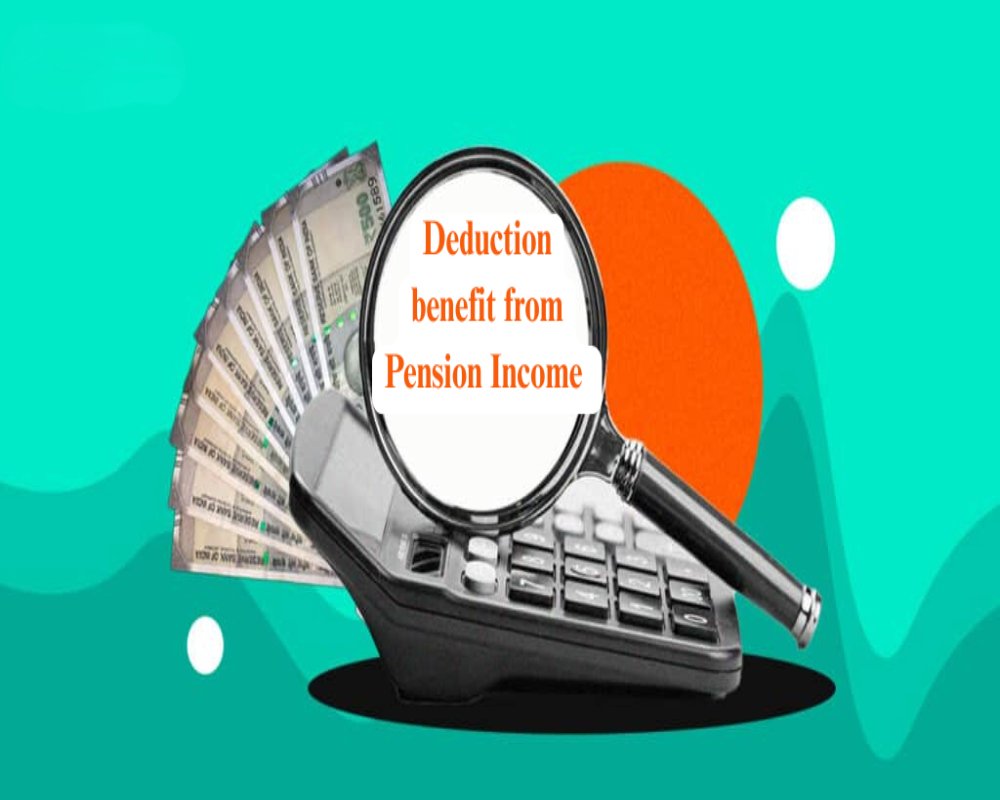What is the standard deduction benefit from pension income for senior citizens?